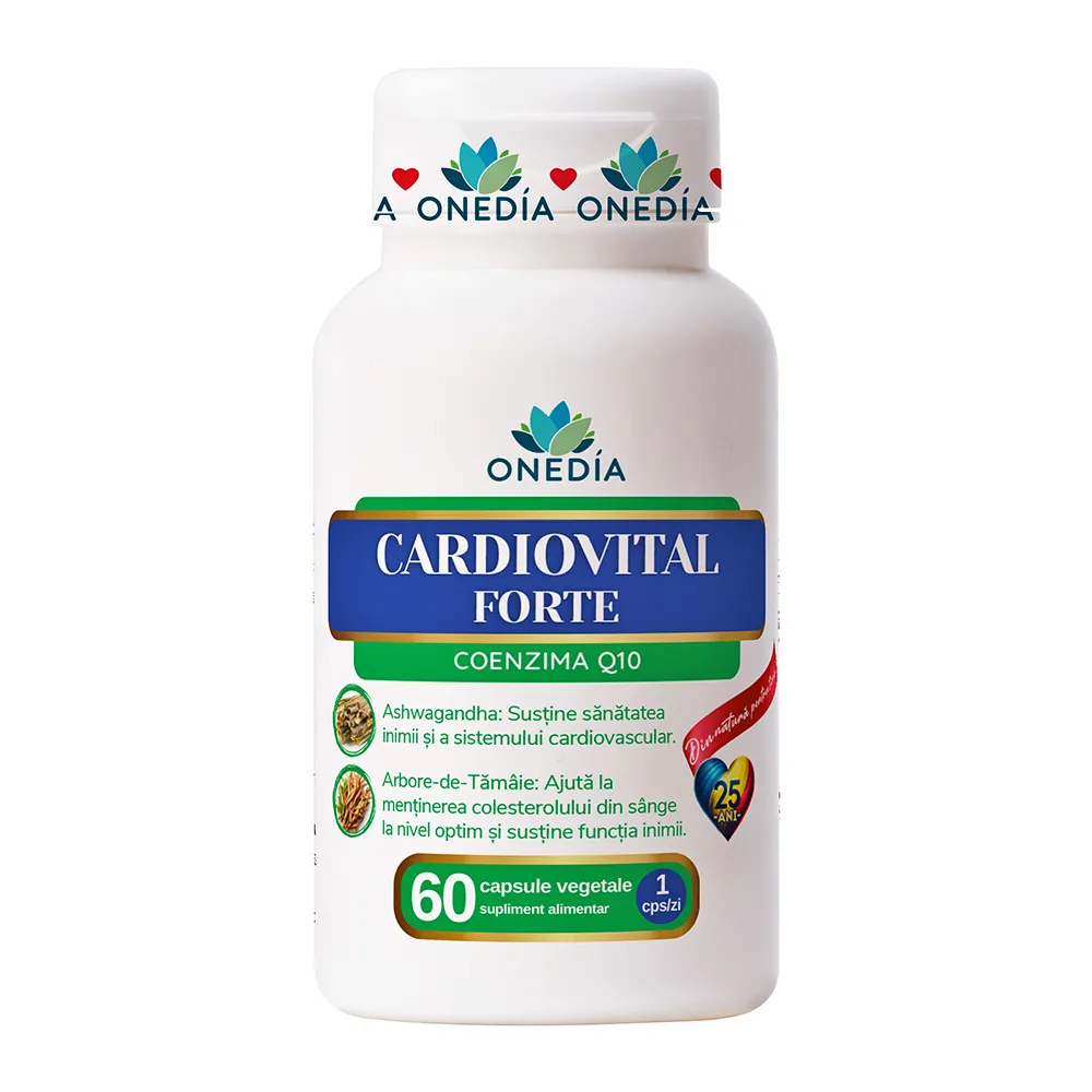 SISTEMUL CARDIOVASCULAR - Cardiovital Forte Coenzima Q10, 60 capsule, Onedia