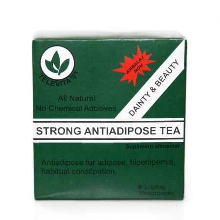 CEAIURI - Ceai antiadipos Strong, 30 plicuri