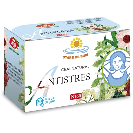 CEAIURI - Ceai antistres, N160, 20 plicuri