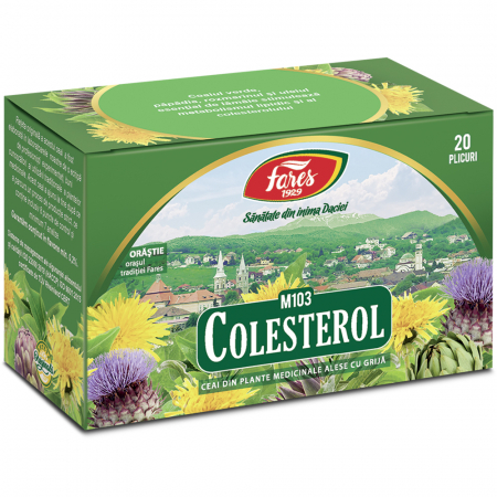 CEAIURI - Ceai Colesterol, M103, 20 plicuri