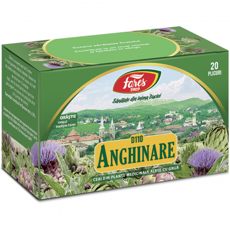 CEAIURI - Ceai de Anghinare frunze D110, 20 plicuri