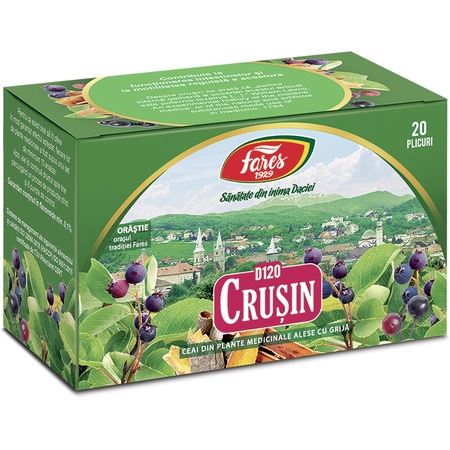 CEAIURI - Ceai de crusin D 120, 20 plicuri, Fares