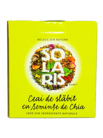 CEAIURI - CEAI DE SLABIT CU SEMINTE DE CHIA (20dz x2g) 40g SOLARIS