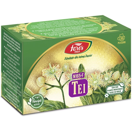 CEAIURI - Ceai de Tei N 165, 20 plicuri, Fares
