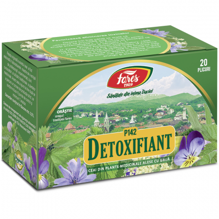 CEAIURI - Ceai Detoxifiant, P142, 20 plicuri
