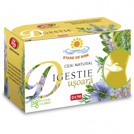 CEAIURI - Ceai Digestie Usoara D150, 20 plicuri