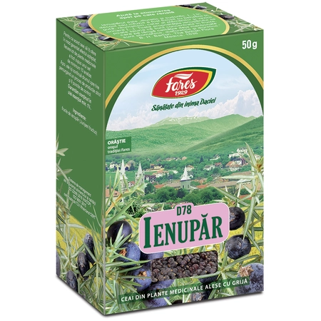 CEAIURI - Ceai fructe de Ienupar D 78, 50 g, Fares