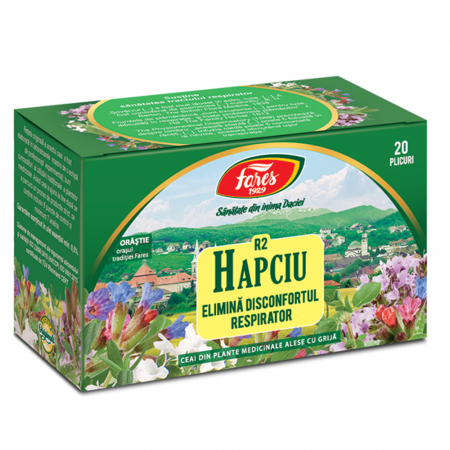 CEAIURI - Ceai Hapciu, R2, 20 plicuri, Fares
