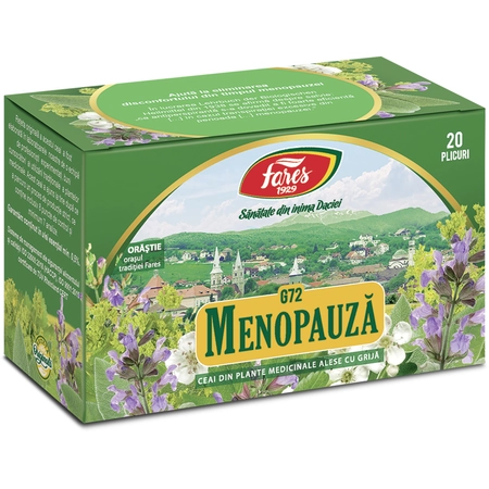 CEAIURI - Ceai Menopauza, G72, 20 plicuri