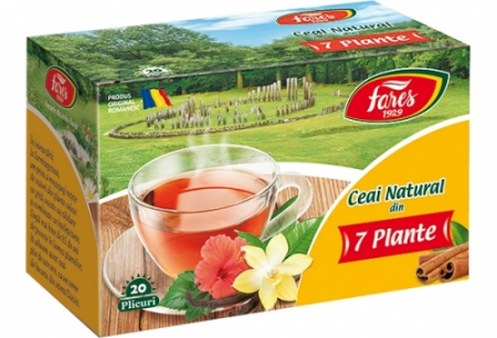 CEAIURI - Ceai natural din 7 Plante 20 plicuri/cutie