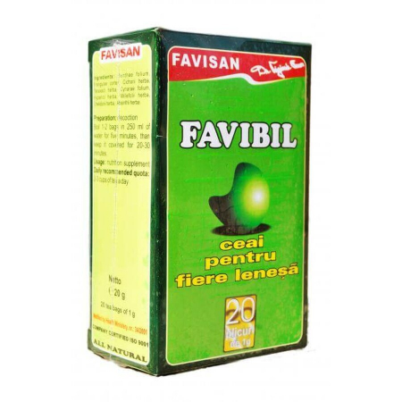 CEAIURI - Ceai pentru fiere Favibil, 20 doze