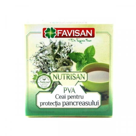 CEAIURI - Ceai pentru Protectia Pancreasului Nutrisan PVA Favisan, 50g