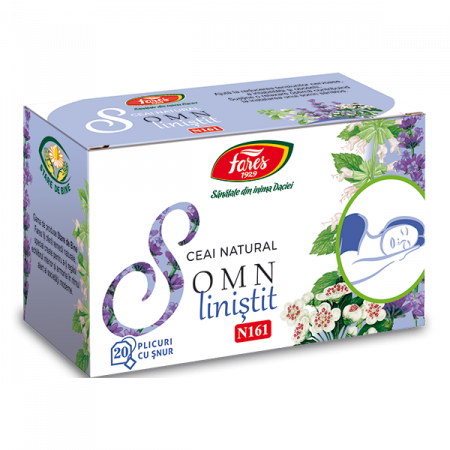CEAIURI - Ceai Somn linistit, N161, 20 plicuri cu snur