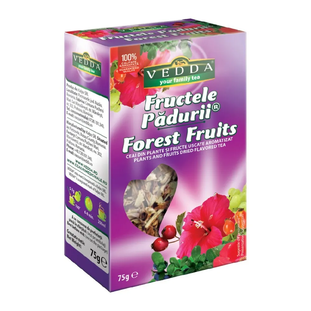 CEAIURI - Ceai Vedda cu fructe de padure, 75 g