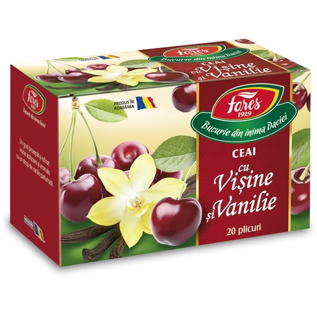 CEAIURI - Ceai visine si vanilie, 20 plicuri
