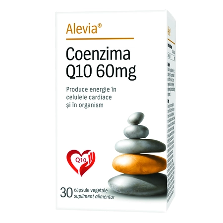 SISTEMUL CARDIOVASCULAR - Coenzima Q10, 60 mg, 30 capsule vegetale, Alevia
