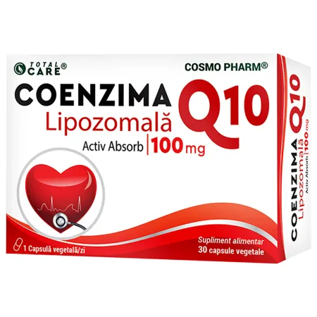 SISTEMUL CARDIOVASCULAR - Coenzima Q10 lipozomala, 30 capsule, Cosmopharm