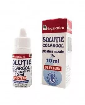 SUPLIMENTE ALIMENTARE - Colargol 1% solutie 10 ml
