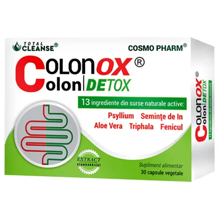 DETOXIFIERE - Colon Detox Colonox, 30 capsule, Cosmopharm