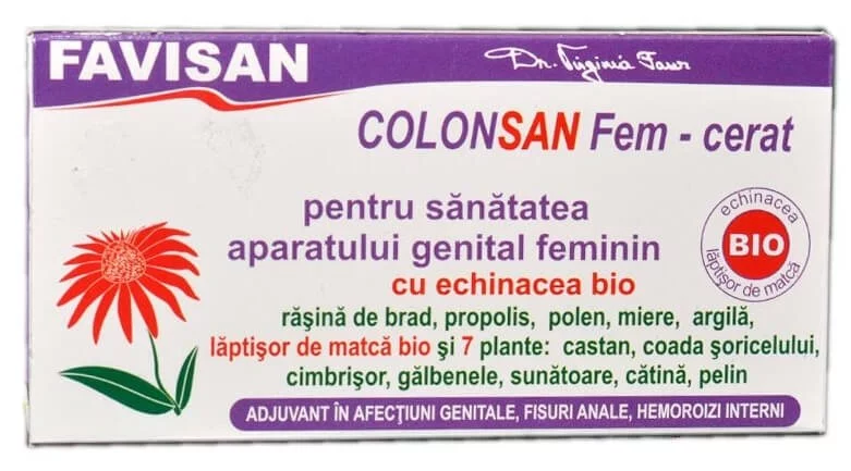 COSMETICE - Colonsan Fem-Cerat Supozitoare (12 X 1.9) 22.8g