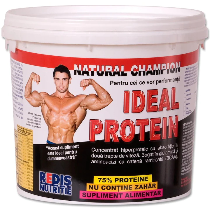 SUPLIMENTE SPORTIVI - Concentrat proteine Ideal Protein, ciocolata-2000 g, Redis Nutritie