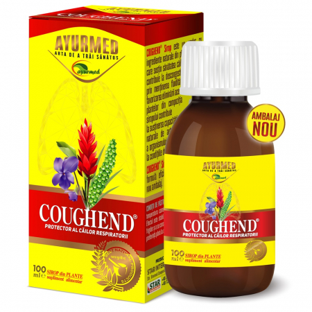 SUPLIMENTE ALIMENTARE - Coughend Sirop cu zahar, 100 ml,