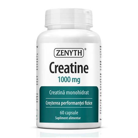 SUPLIMENTE SPORTIVI - Creatine, 1000 mg, 60 capsule