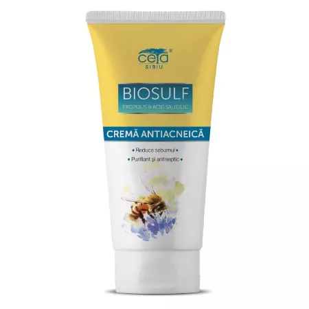 COSMETICE - Crema antiacneica cu Biosulf, 50 ml