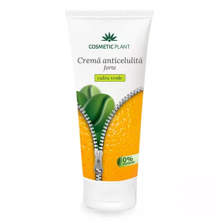 Articole Sanatate & Wellness - Cremă anticelulitica forte cu extract de cafea verde Essential, 200 ml, Cosmetic Plant