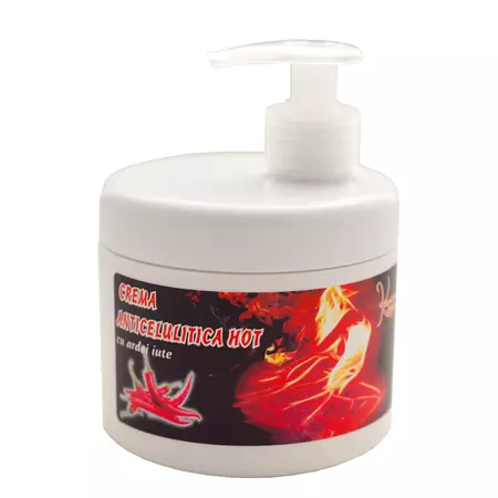 COSMETICE - Crema Anticelulitica Hot cu Ardei iute, 500 ml
