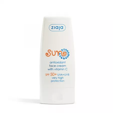 COSMETICE - Crema antioxidanta pentru fata cu vitamina C, SPF 50, 50 ml, Ziaja Sun