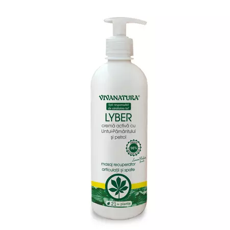 COSMETICE - Crema cu untul pamantului si petrol Lyber, 500 ml, Vivanatura