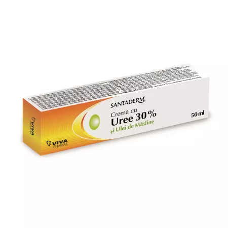 COSMETICE - Crema cu uree 30% si ulei de masline Santaderm, 50 ml