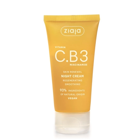 COSMETICE - Crema de noapte Vitamin C.B3 Niacinamide, 50 ml, Ziaja