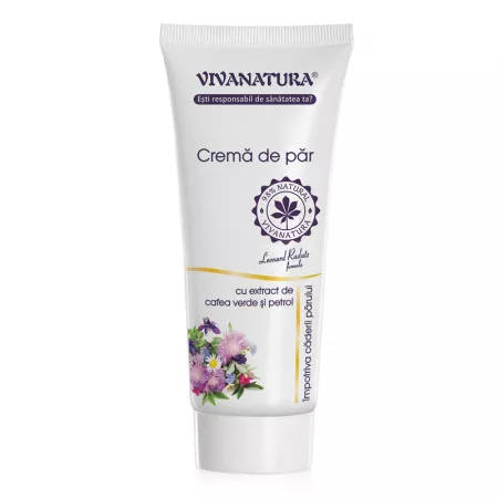 COSMETICE - Crema de par cu extracte naturale de cafea verde si petrol impotriva caderii parului, 75 ml