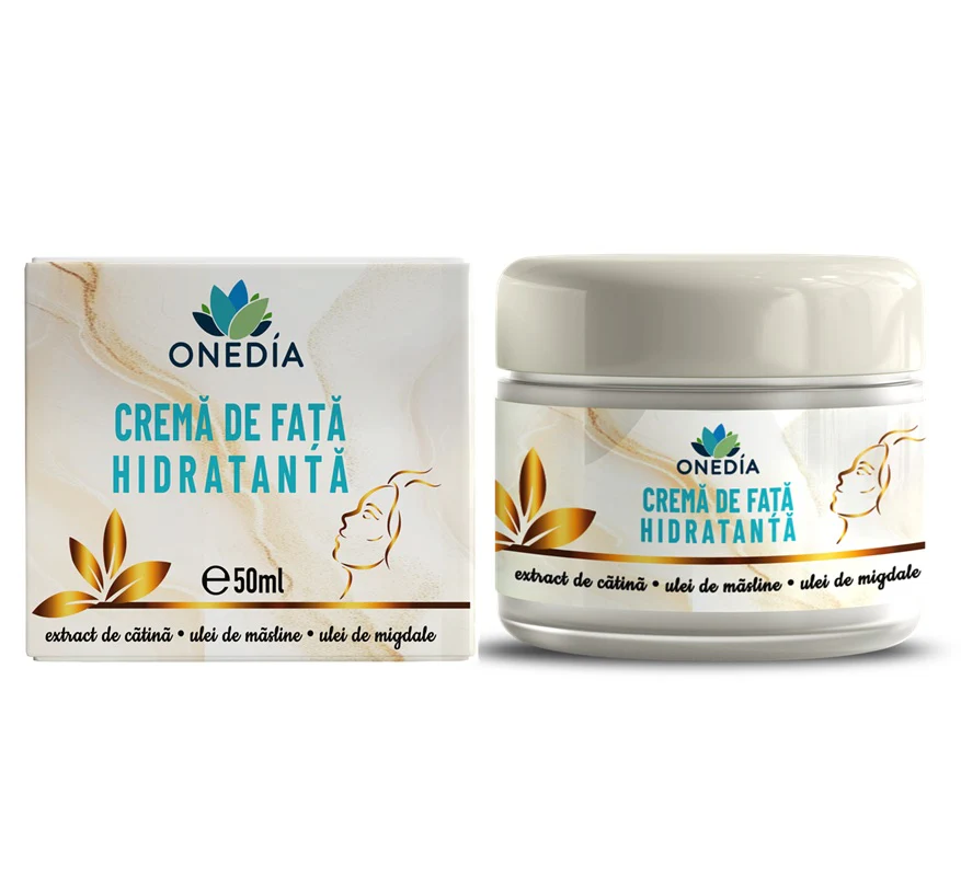 CREME SI UNGUENTE - Crema hidratanta pentru fata cu ulei de masline, 50 ml, Onedia
