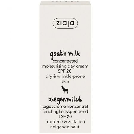 COSMETICE - Crema hidratanta SPF 20 cu lapte de capra, 50 ml