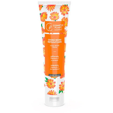 COSMETICE - Crema maini reparatoare cu galbenele, vitaminele A, F- 150 ml
