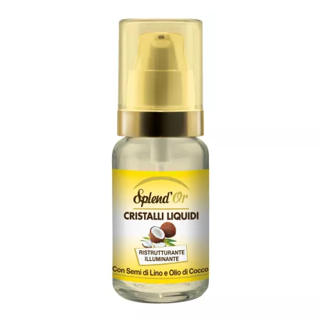 Articole Sanatate & Wellness - Cristale lichide pentru par cu ulei de Cocos, 50 ml, Splend'or