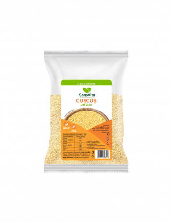 SUPLIMENTE ALIMENTARE - cușcuș din grau- 500 g