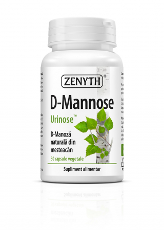 AFECTIUNI URINARE - D-Mannose-Tratament natural pentru infecțiile urinare cu E. coli. 30 capsule.