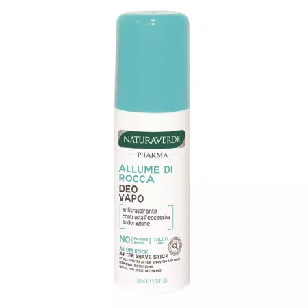 COSMETICE - Deodorant spray cu piatra de alaun si talc, 100 ml, Naturaverde