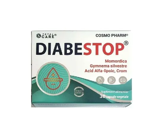 DIABET - Diabestop 30 capsule CosmoPharm