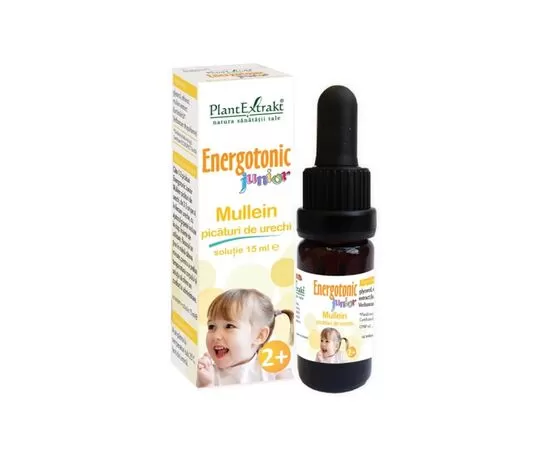 SUPLIMENTE ALIMENTARE - Energotonic Junior Mullein Picaturi de Urechi 15 ml