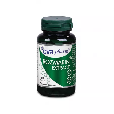 SUPLIMENTE ALIMENTARE - Extract de rozmarin, 60 capsule