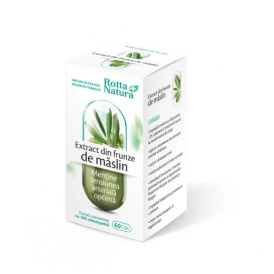 COSMETICE - Extract din frunze de măslin, 60 capsule