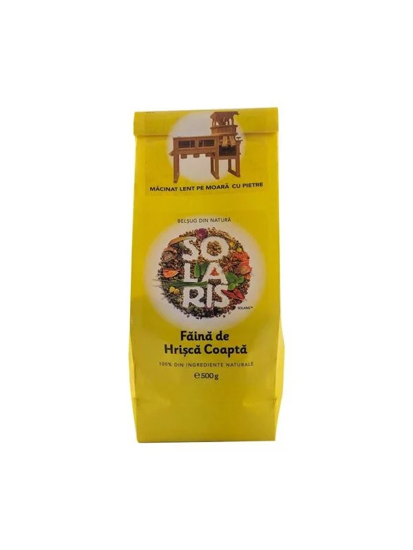 SUPLIMENTE ALIMENTARE - Faina de hrisca coapta 500gr SOLARIS