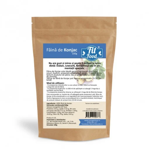 SUPLIMENTE ALIMENTARE - Faina de Konjac 100g