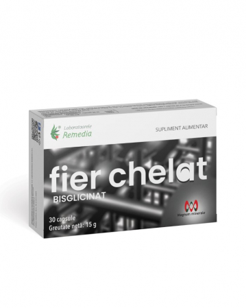 SUPLIMENTE ALIMENTARE - Fier chelat 30 capsule