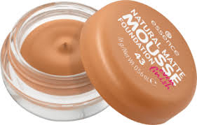 COSMETICE - Fond de ten Essence NATURAL MATTE MOUSSE FOUNDATION 43, 16 g